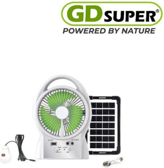 Solar System with Fan with USB Charging GD-1199-LI