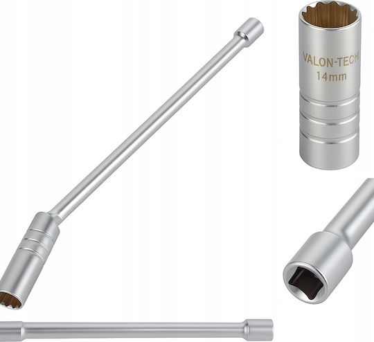 14 Mm Thin-walled Spark Plug Socket 3/8" Magnet Joint