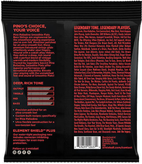 Ernie Ball Extra Light Einstellen Kobalt Basssaiten 35 - 98