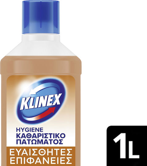 Klinex Cleaning Liquid for Floor Disinfectant Ευαίσθητες Επιφάνειες 1lt