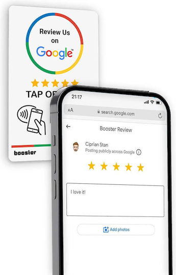 Google Review Tap Sticker Smart Tap Nfc & Qr Sofortbewertungen 3er Pack