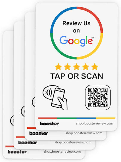 Google Review Tap Sticker Smart Tap Nfc & Qr Sofortbewertungen 3er Pack