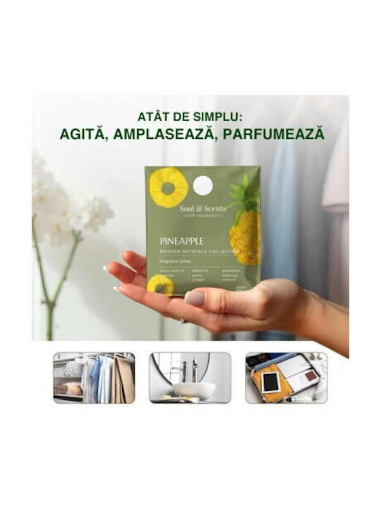 Sachet Parfumat Pentru Garderobă Soul Scents Ananas