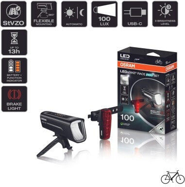 Osram Set 100 Lumini bicicleta