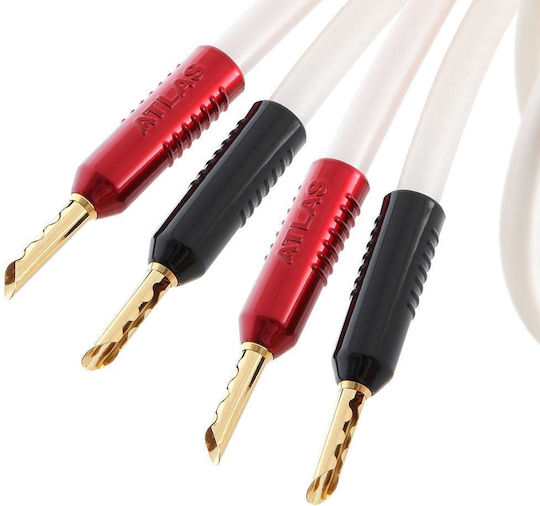 Atlas Cables Equator Achromatic Z 2.0 Speaker Cable Banana - Banana 5m