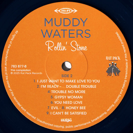 Muddy Waters Rollin' Stone Vinyl Cd All Media