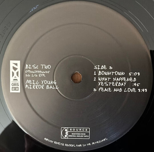 Neil Young Mirror Ball Vinyl