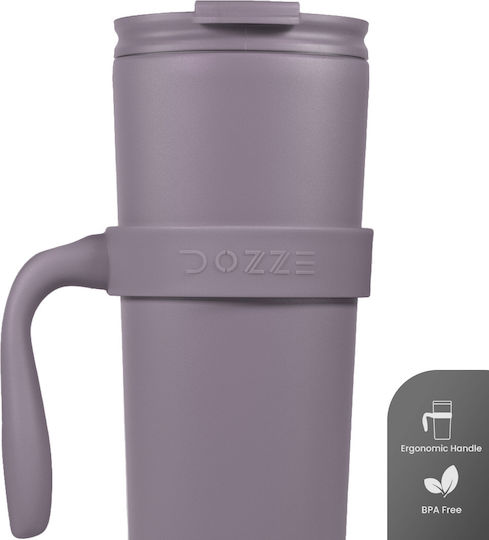 Dozze Seeker Tumbler Handle Mauve Purple