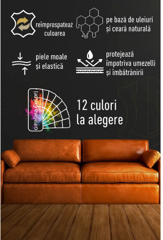 Leather Expert Balsam Colorant Pentru Piele Maro Închis 250ml