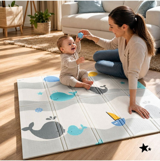 MalPlay Blue Activity Mat 120x120cm