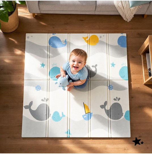 MalPlay Blue Activity Mat 120x120cm