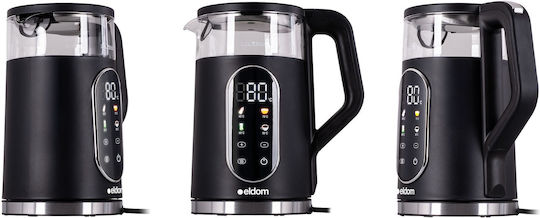 Eldom Βραστήρας 1.7lt 2200W Μαύρος