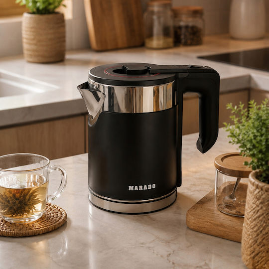 Verk Group Βραστήρας 2.3lt 1500W Μαύρος