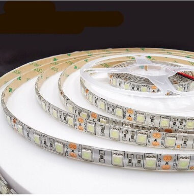 Αδιάβροχη Ταινία LED 24V Μπλε Φως 5m Τύπου SMD5050 με Τροφοδοτικό