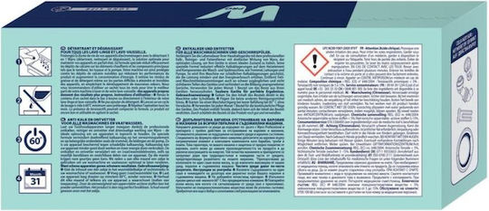 Tablete 3 în 1 Anticalcar și Degresare pentru Mașina de Spălat 12 Bucăți 600 g C00424826 Whirlpool 484000008801 Tablete 3 în 1 Anticalcar și Degresare pentru Mașina de Spălat 12 Bucăți 600 g C00424826 Whirlpool 484000008801