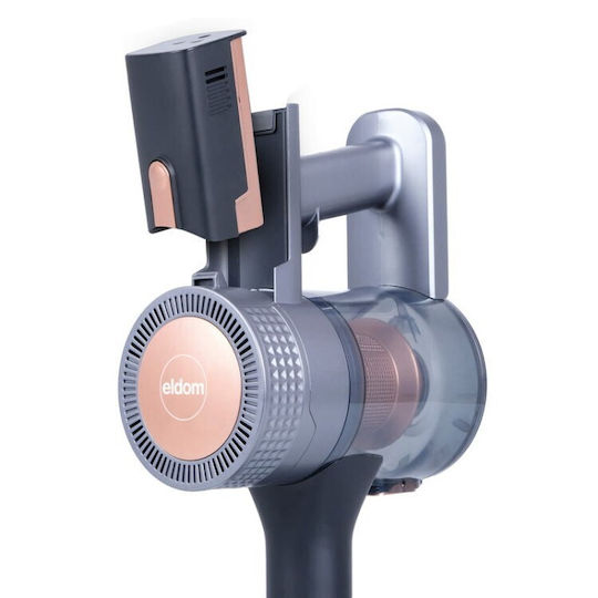 Eldom OB210 Акумулаторна Вертикална Прахосмукачка 22.2V Сребриста