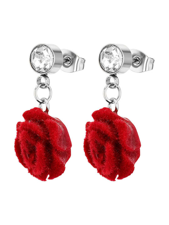 Akzent Steel Pink Earrings