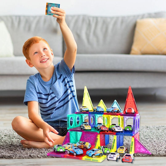 MalPlay Magnetisches Bau- und Konstruktionsspielzeug Für Kinder Ab 3 Jahren