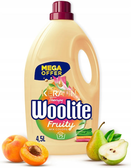 Woolite Colors Keratin Liquid Detergent for Colored Clothes 4.5lt (75 Measures)