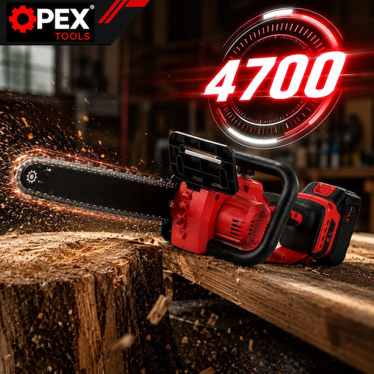 Verk Group Battery Chainsaw Brushless 21V Brushless with 30cm Blade