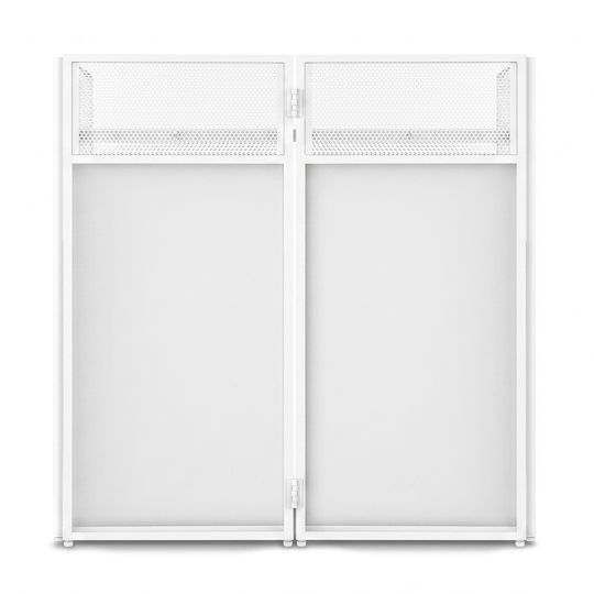Vonyx Db4w Pro Faltbares DJ-Kabinen-System 4 Bildschirme Weiß 180.054