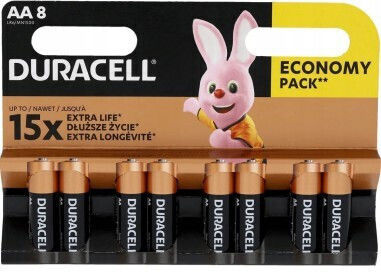 Duracell Алкални батерии AAA 1.5V 8 бр