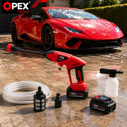Verk Group Battery Pressure Washer 21V 2x3Ah with Pressure 12bar