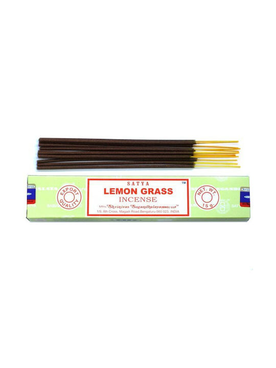Home Fragrance Sticks Lemongrass Satya Lemongrass Incense Sticks 15g