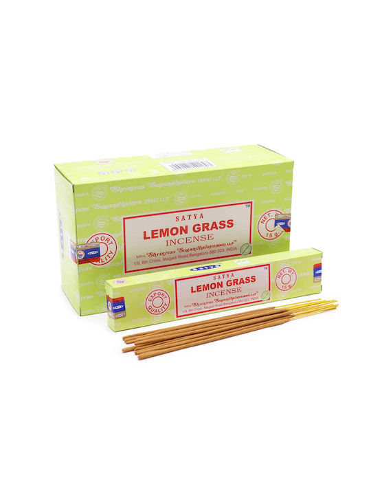 Home Fragrance Sticks Lemongrass Satya Lemongrass Incense Sticks 15g