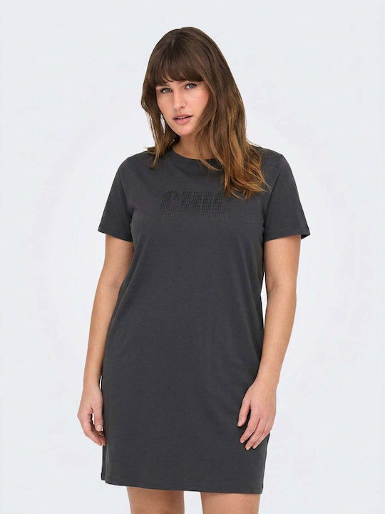 Лятна Mini T-shirt Рокля Черна