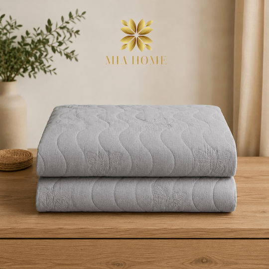 Mia Home Шалтета Подредба Голям Двоен Тъмносив 220x240см 3 Бройки