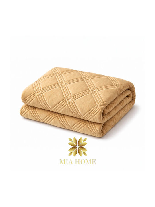 Mia Home Set Tagesdecken Übergröße Beige 220x240cm 3 Stück