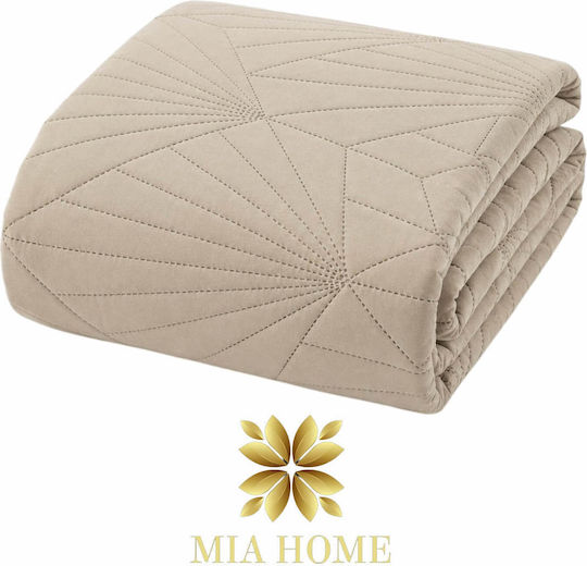 Mia Home Шалте Голям Двоен Бежов 220x240см
