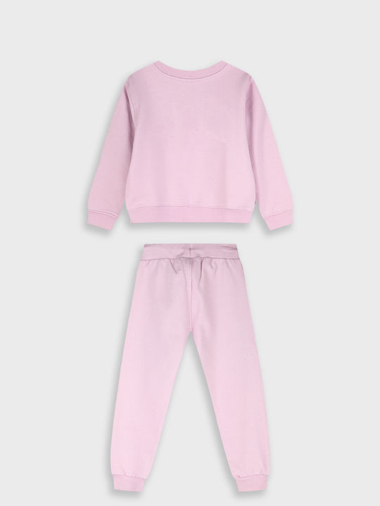 Kids Sweatpants Set Sweet Coral