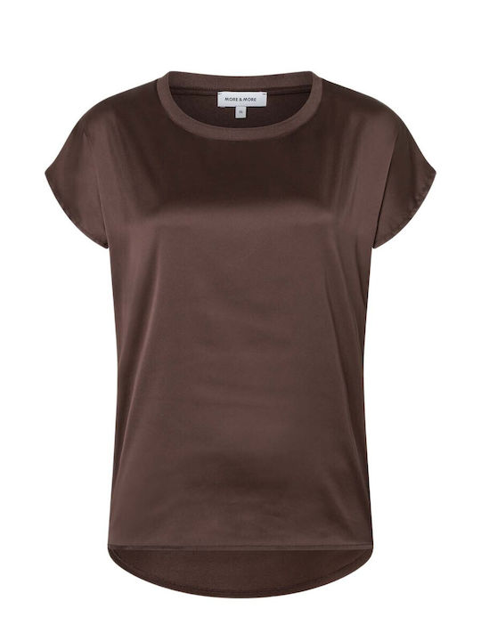 MORE & MORE Bluza Damă Satin Maro