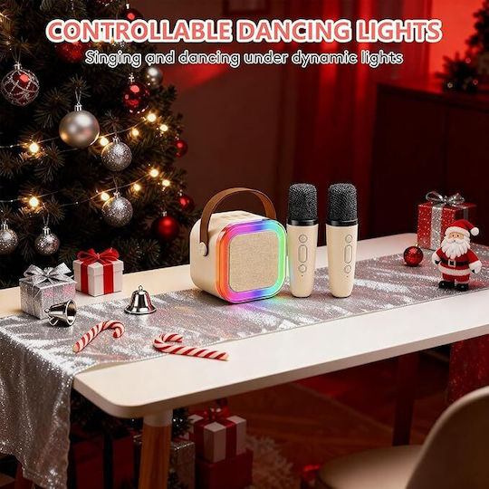 Wireless Karaoke Microphones W108907 White