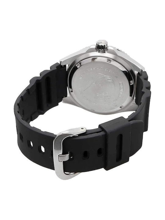 Casio Men's Watch 44mm Battery with Black Rubber Strap