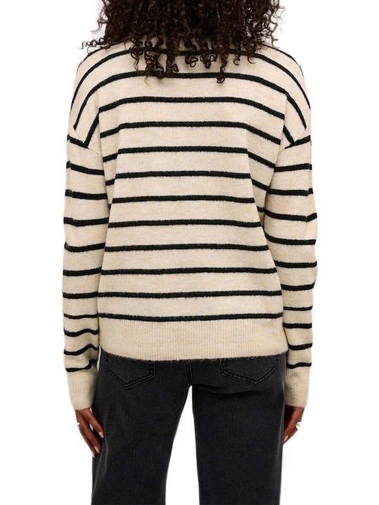 Kaffe Women's Striped Beige Blouse