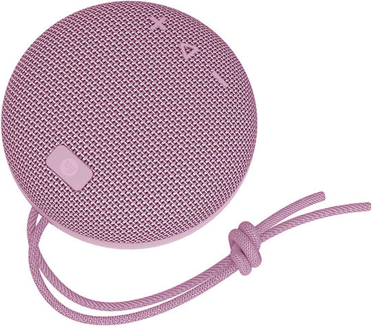 Tazata Palm 5 Wasserfestes Bluetooth Lautsprecher mit Betriebszeiten bis zu 10 Stunden Rosa