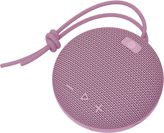 Tazata Palm 5 Wasserfestes Bluetooth Lautsprecher mit Betriebszeiten bis zu 10 Stunden Rosa