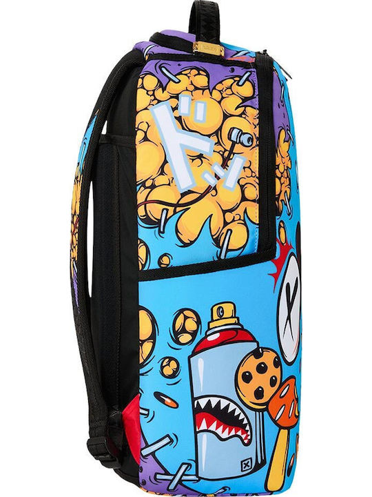 Sprayground Schulranzen Rucksack für Junior High-High School mit Flaschenhalter Mehrfarbig 29 x 15 x 45cm