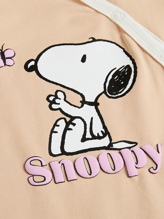 Peanuts Worldwide LLC Beige Onesie