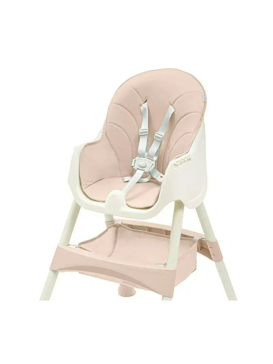 BabyMix Scaun de masă pliabil roz