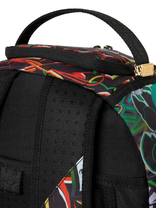Sprayground Moneybear School Backpack Junior High-High School with Water Bottle Holder Multicolour 29 x 15 x 45cm