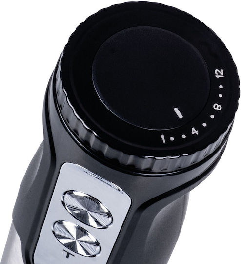 Eldom Hand Blender with Stainless Steel Rod 800W Black