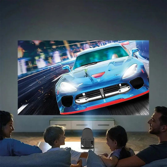 Manta Hawk PJ10 Tragbarer LCD Projektor Lampe LED mit Wi-Fi und Eingebauten Lautsprechern HWPJ001AGR