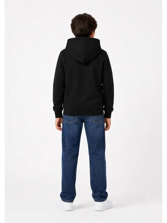 Kids Sweatshirt Cardigan Black