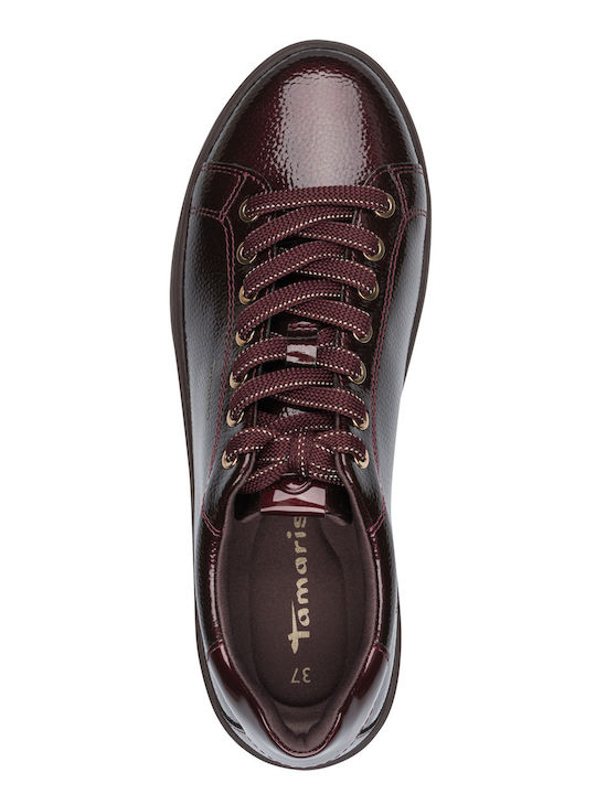 Women's Sneakers Burgundy Pat