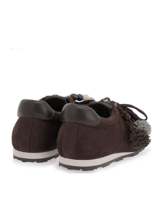 Damen Sneakers Braun