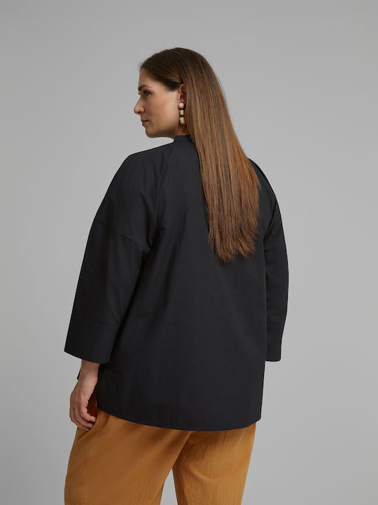 Long Sleeve Women's Shirt Black 8644.3067.NETTO